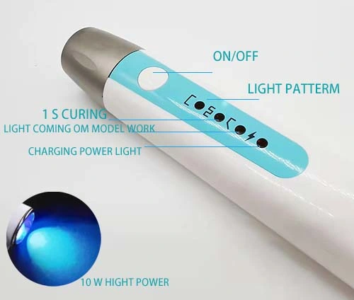 1 sec Härtungslicht 10W LED-Härtungslampe Dental Products