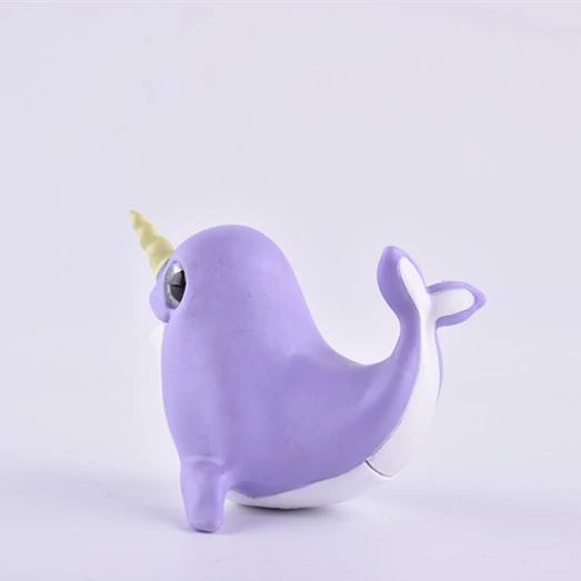 Les jouets en PVC Baby Bathing Animal électrique en plastique violet Bath Toys