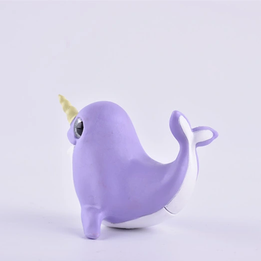 PVC Toys البلاستيك طفل صغير الاستحمام Animal Purple Bath Toys