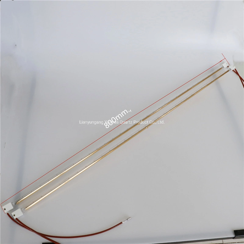 IR Emitter Quartz Heater Half Gold Plated Sk15 Halogen Infrared Element Heat Lamp