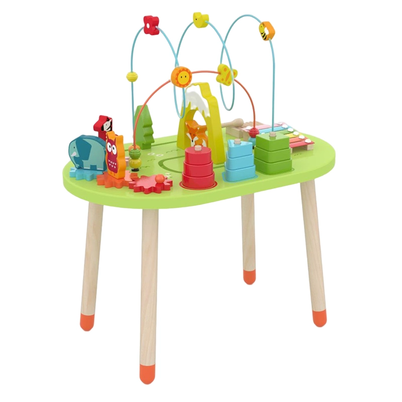Wooden Toy Multi-Functional Play Table