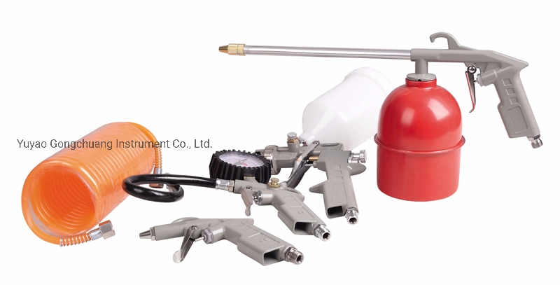 5PCS Air Pneumatic Painting Tools HVLP Spray Paint Guns Set