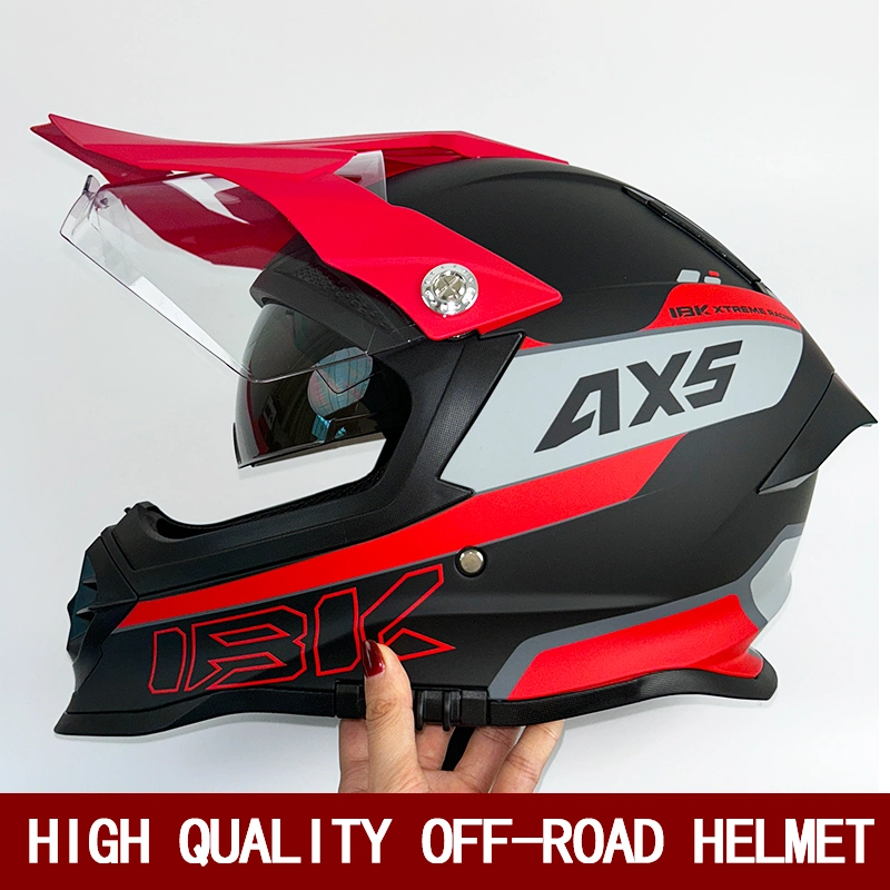 Motorcycle Cross-Country Helmet Two ECE Full Face Traffic Jam Helmet Double Visor Wholesale Helmet