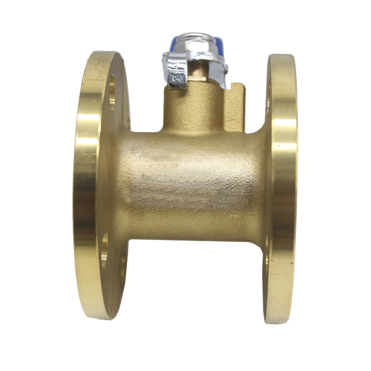 Q41f Brass Ball Valve with Flange