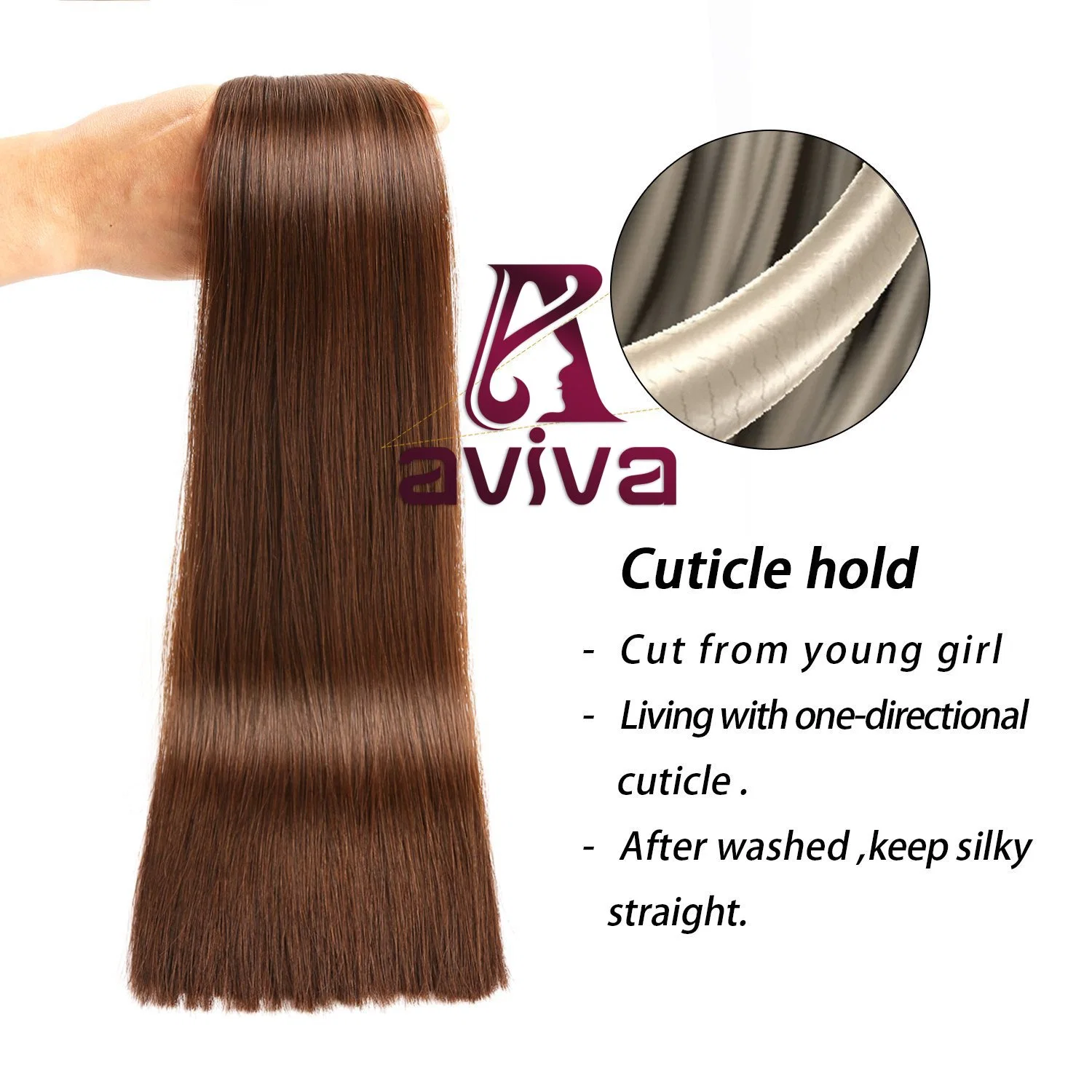 Aviva 100% Virgin Remy Tape in Human Hair Extension