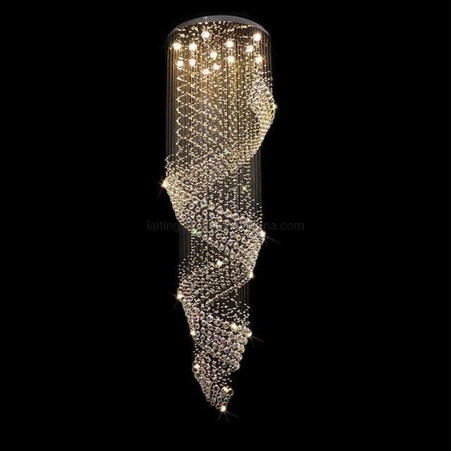Estilo Europeu Villa Decoração de Interiores Luxury Living Quarto Lâmpada pendente K9 LED moderno Lustre luz de tecto