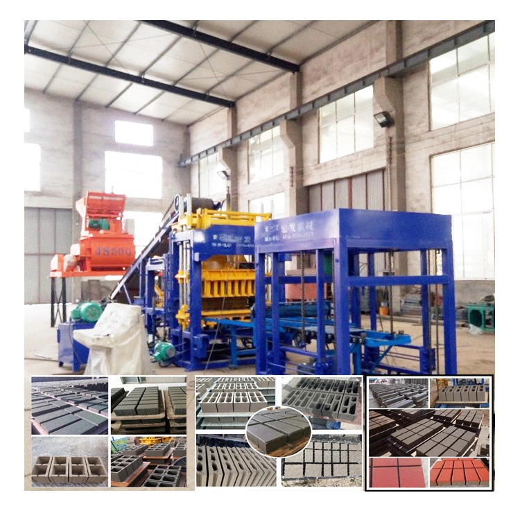 Qt15 New Fully Automatic Concrete Block Making Machine Construction Machinery