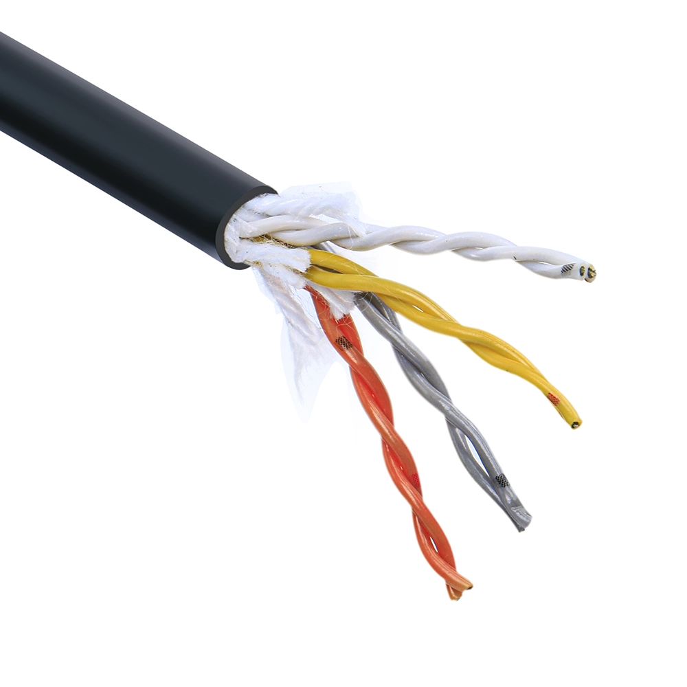 Typ KX-Ygz 2X24 AWG Faserisolierung Edelstahl Geflecht Kabel