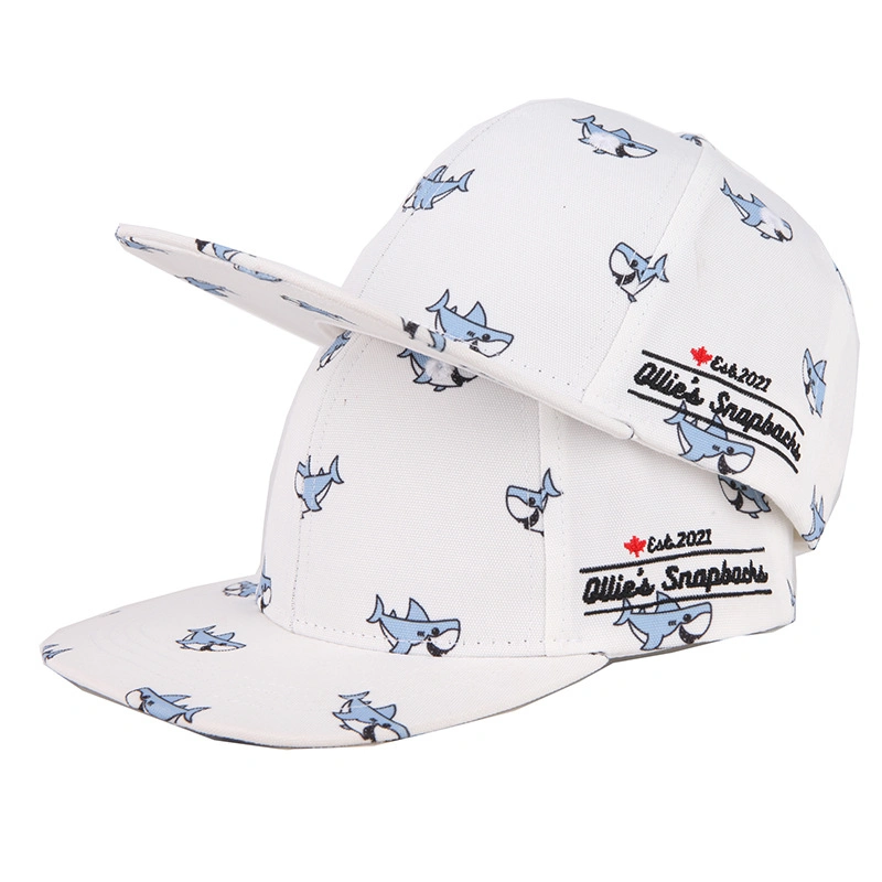 Men Women Custom Canvas Embroidery Logo Snapback Cap, Customize Fashion Personalized Embroidered Cap Hip Hop Flat Bill Snapback Hat