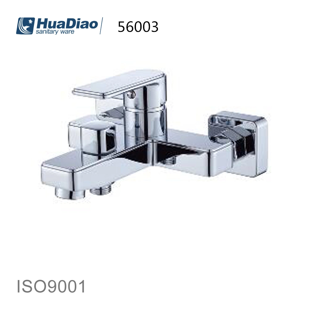 35mm Ceramic Shower Square Bathtub Faucet in Brass