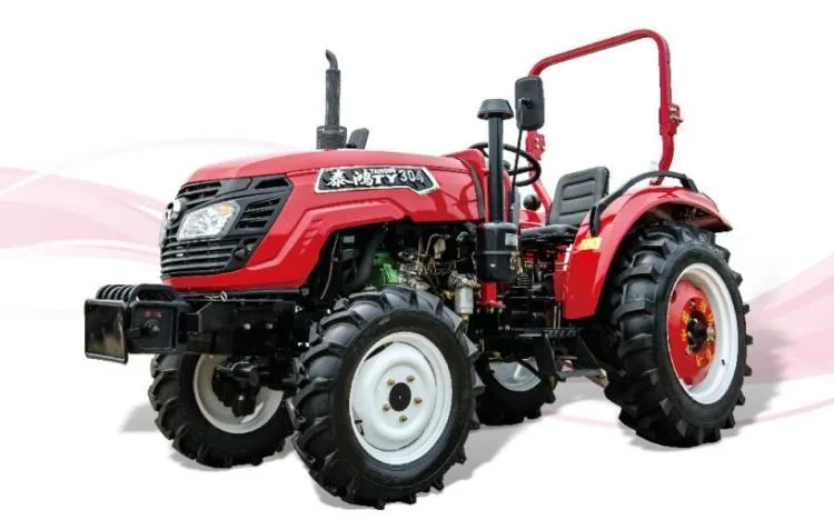 Supply Tractor 20 HP 35 HP 40 HP Farm Machine, 4*4 Wheel Agriculture Tractor Farm Tractor 35HP 4WD Mini Tractor for Tiller