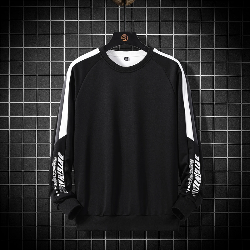 Outdoor Sports Pullover Printed Crew Neck Sweater