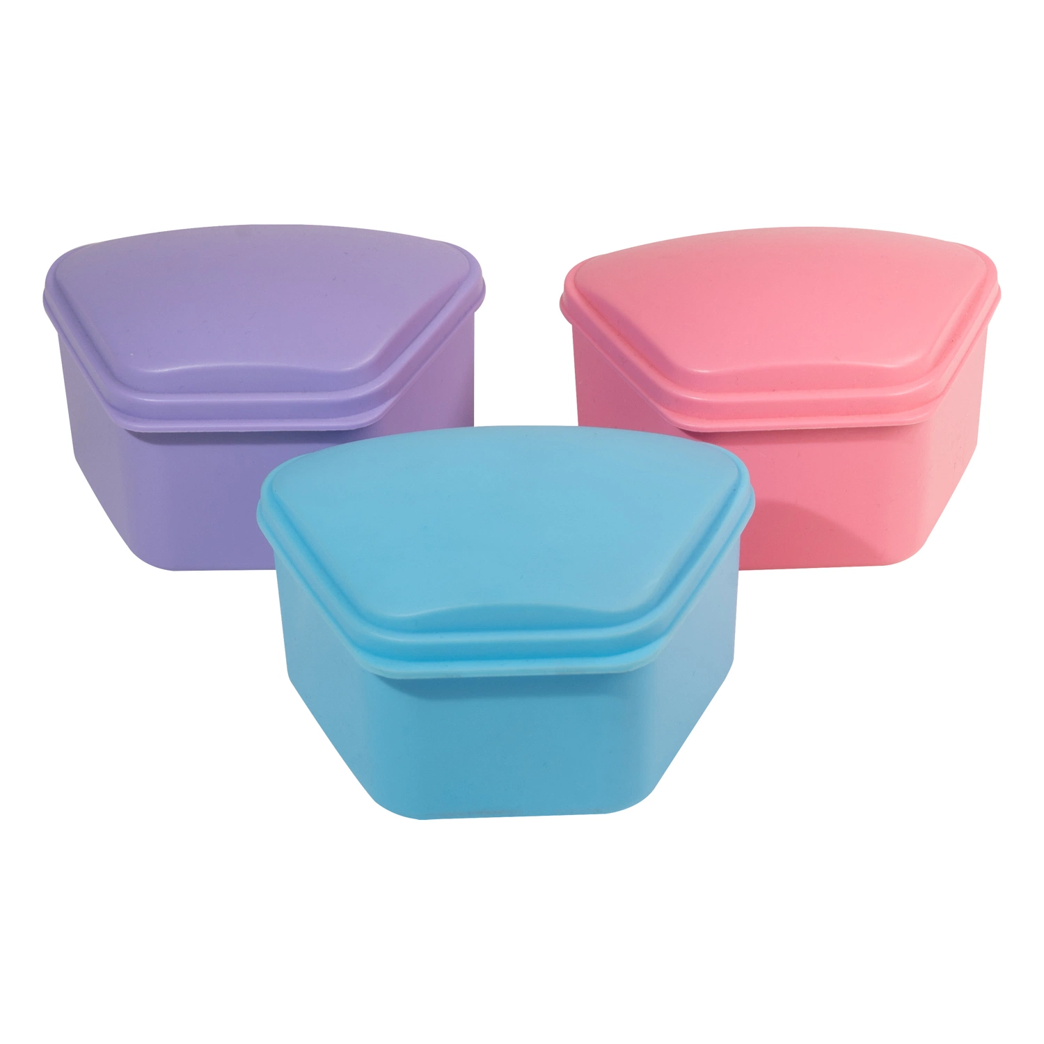 Plastic Dental Denture Storage Box Dental Retainer Box Dental Mouth Guard Box