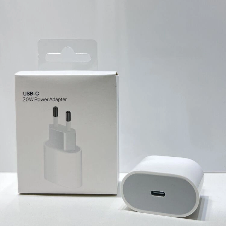 Venda por telefone celular Carregador Rápido USB-C 20W Adaptador de energia para iPhone 11 12 13 PRO Max UE/ficha E.U.A.