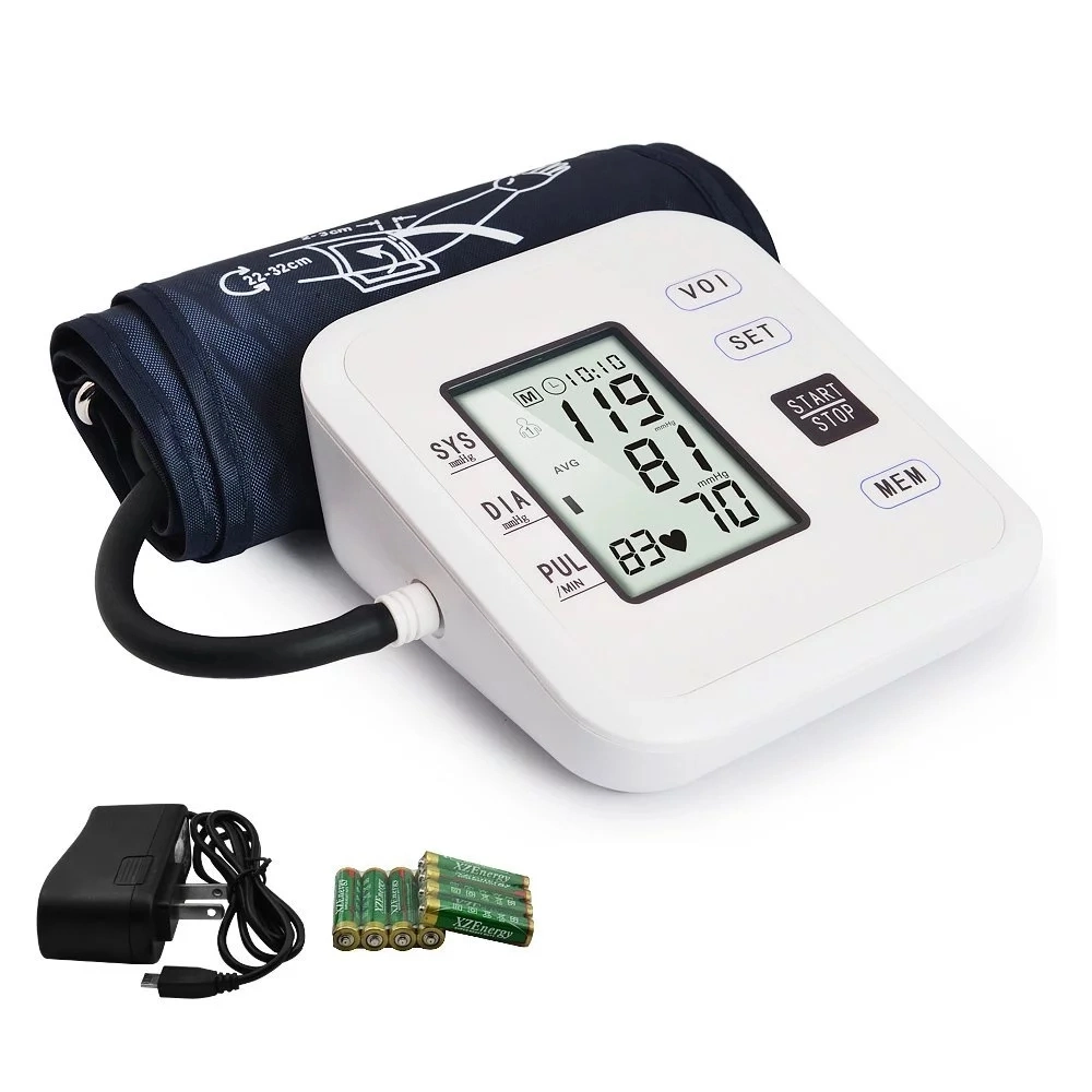 المعدات الطبية جهاز مراقبة ضغط الدم المتنقل الإلكتروني الرقمي الكامل التلقائي