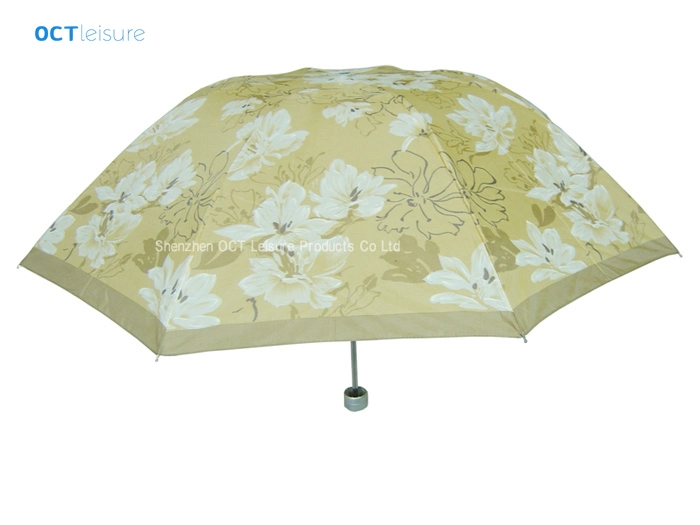 3 fois parapluie avec un assortiment de conception (OCT-GH025B)