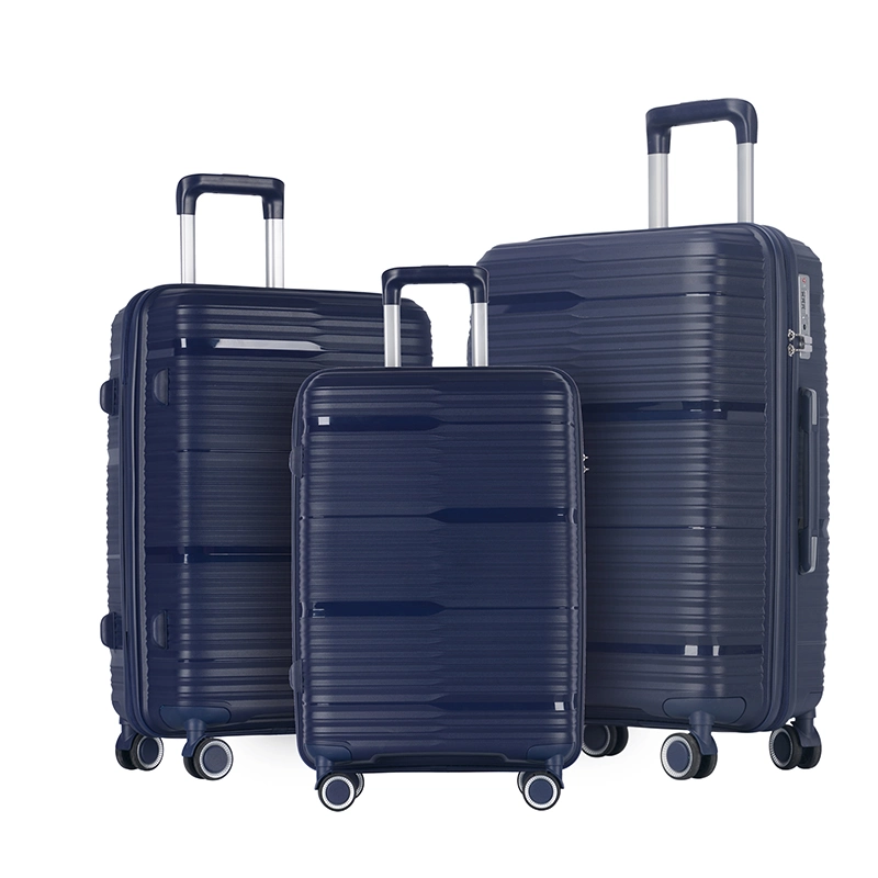PP equipaje 4 ruedas Rolling Travel Trolley equipaje Suitcase Sets