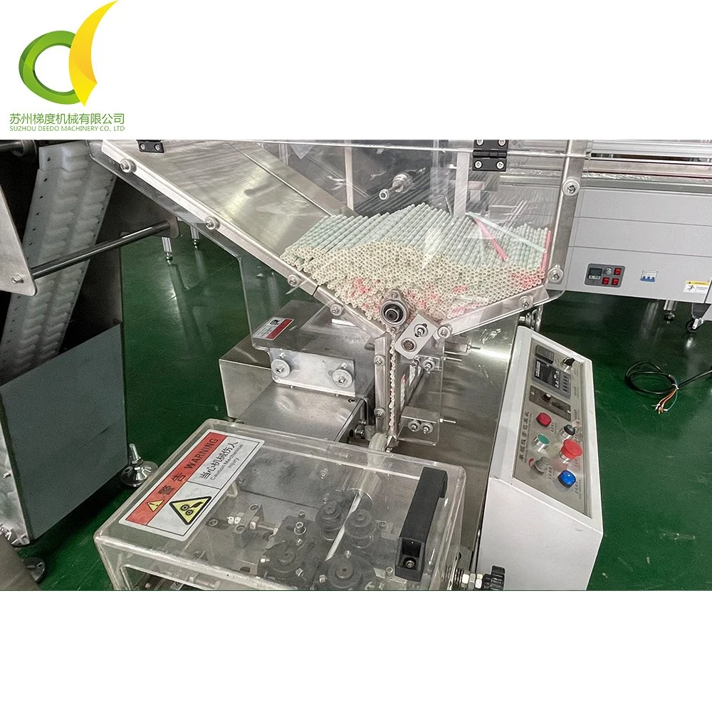 Factory Directly Straws Wrapper Machine with Location Tracking Printing