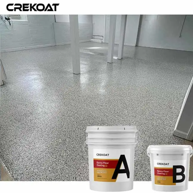 Interior Exterior Floor Paint Quartz Garage Floor Epoxy Resin for Flakes