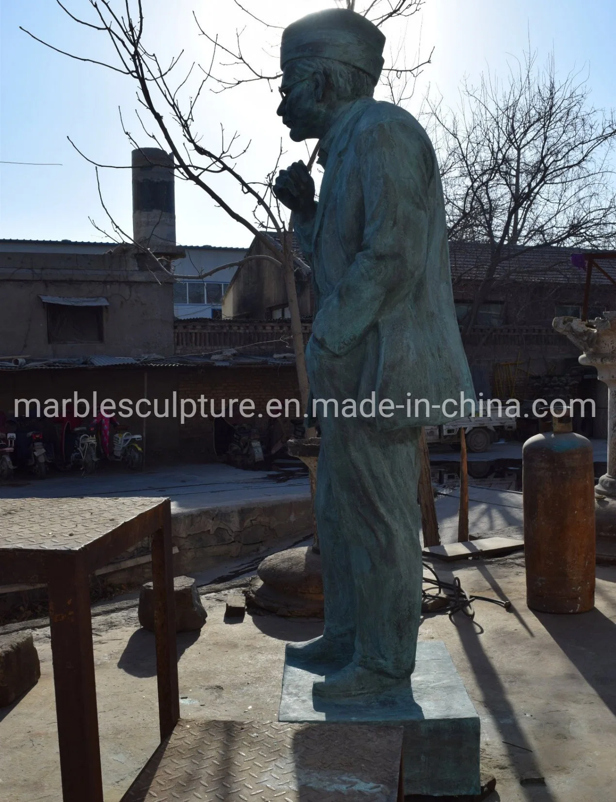 Estatua de Artesanía de metal personalizados Escultura de bronce de fundición&#160;(B054)