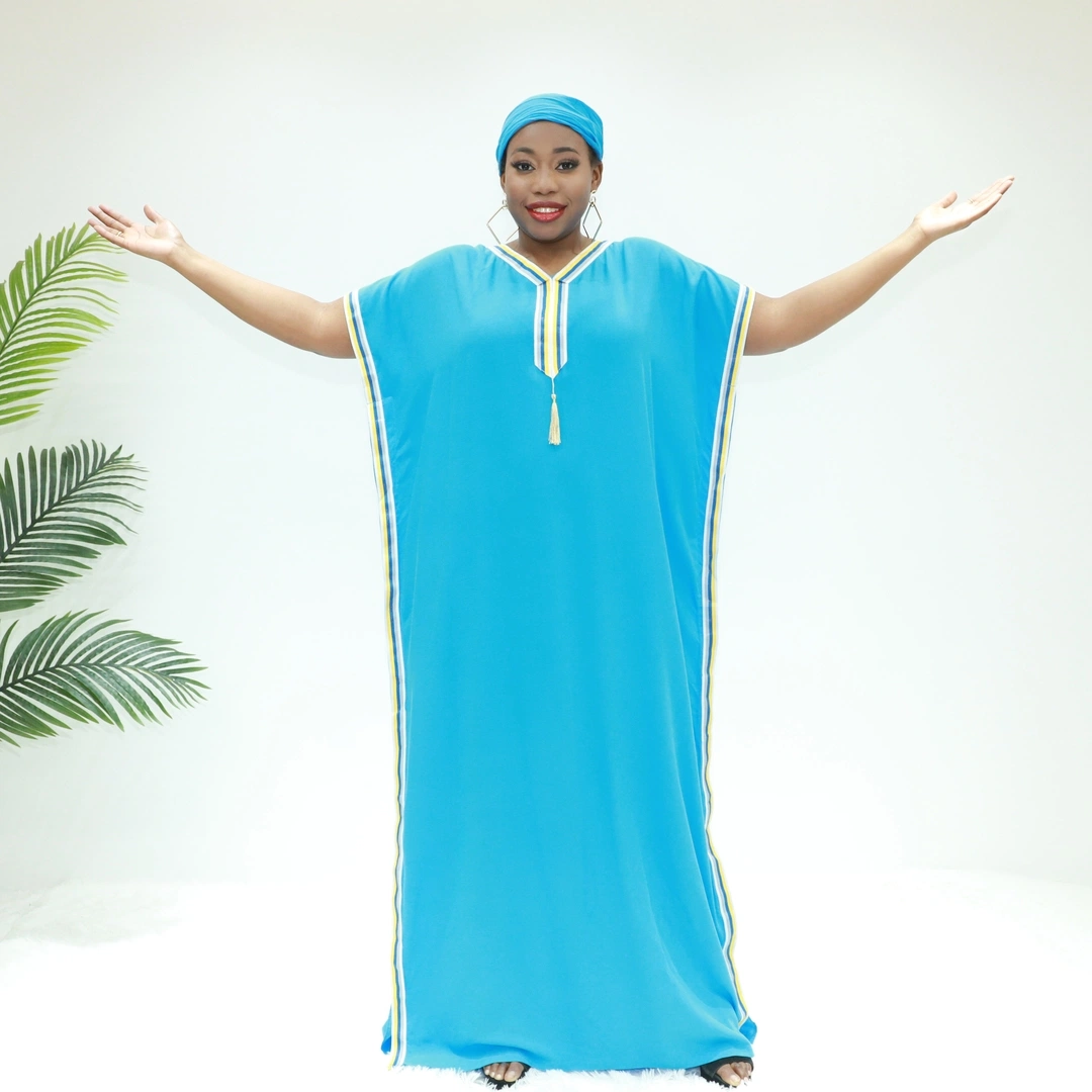 Ropa étnica 2022 Mayoristas Egipcia Abaya Sta2601f Togo Moda étnica Vestido