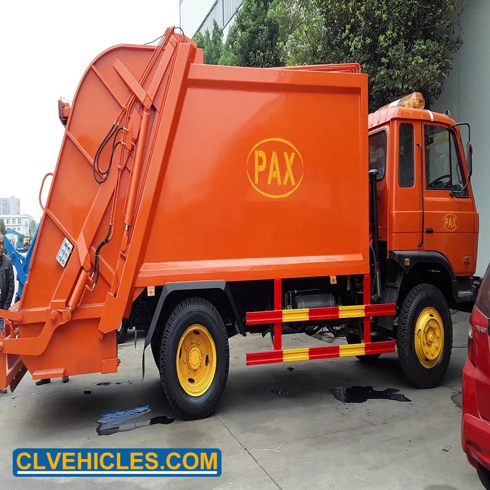 Maec 4X2 12cbm ordures compacteur de déchets de refuser les ordures du compresseur de chariot