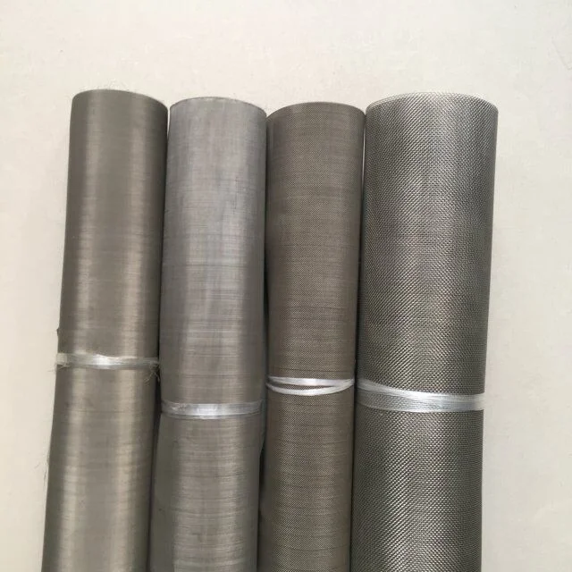 16 18 20 40 Stainless Steel Plain Weave Wire Mesh/Cloth/Fabric Price Per Meter for Filter