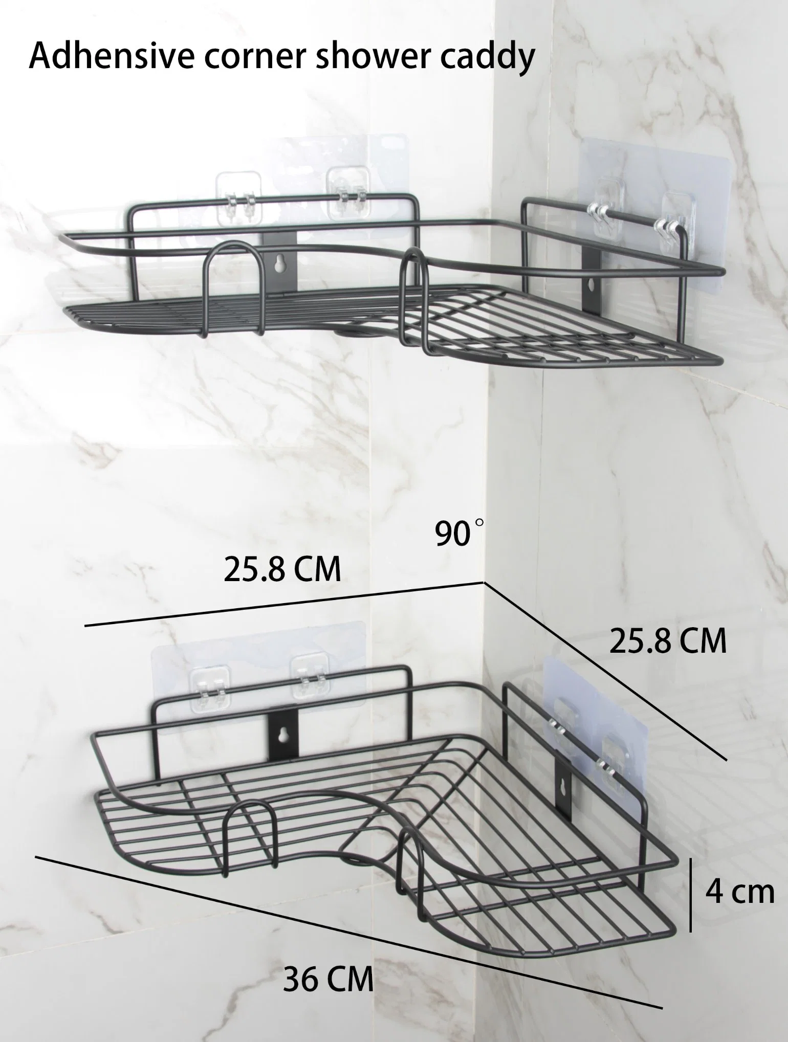 Hardware/Banho/Banheiro/Cozinha/Conjunto de Chuveiro/Acessórios para Banheiro Suporte Forte para Canto de Chuveiro