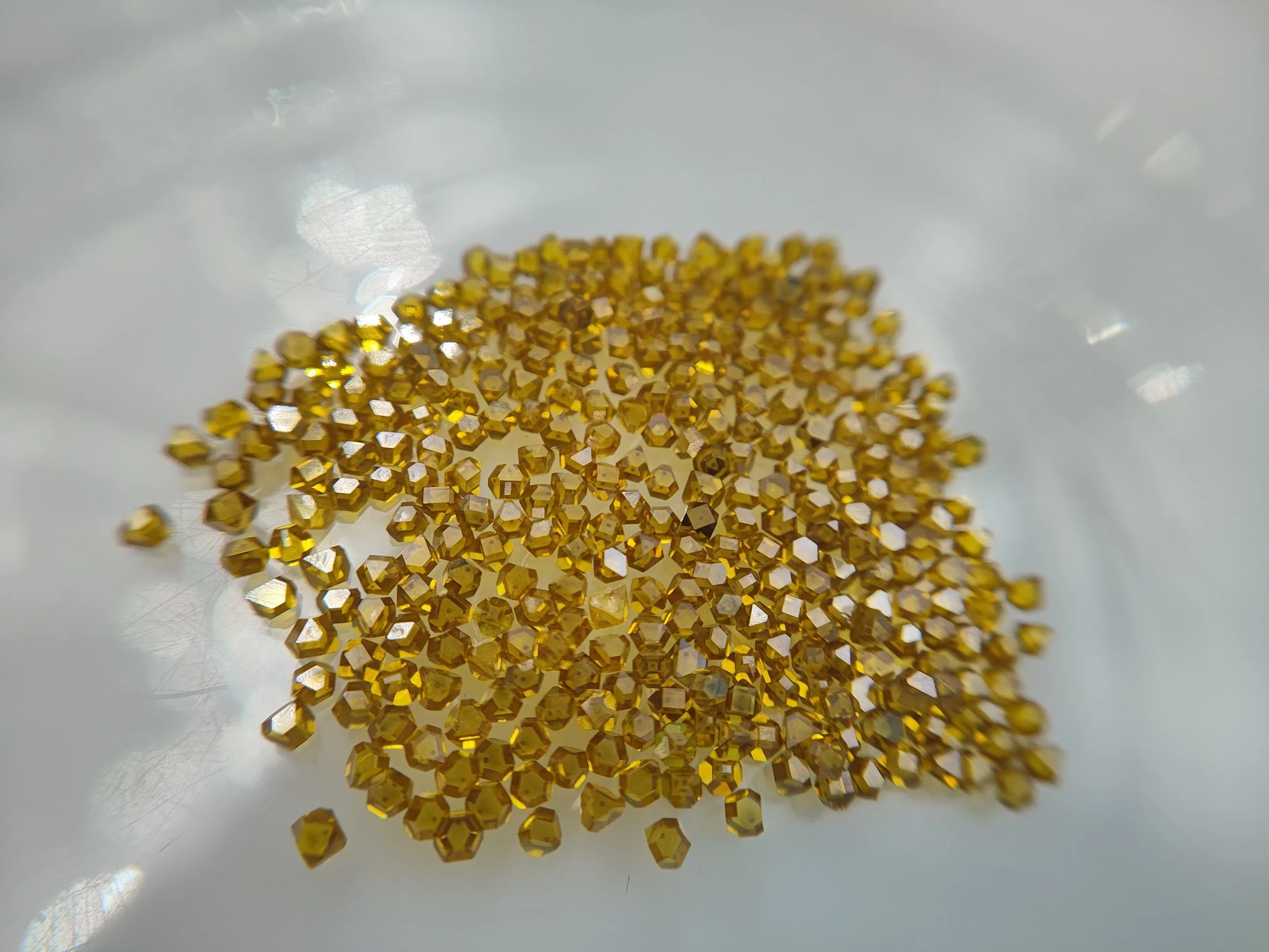 1,8mm 2,0mm HPHT Yellow Diamond Industrial Diamond Single Crystal für Schneiden