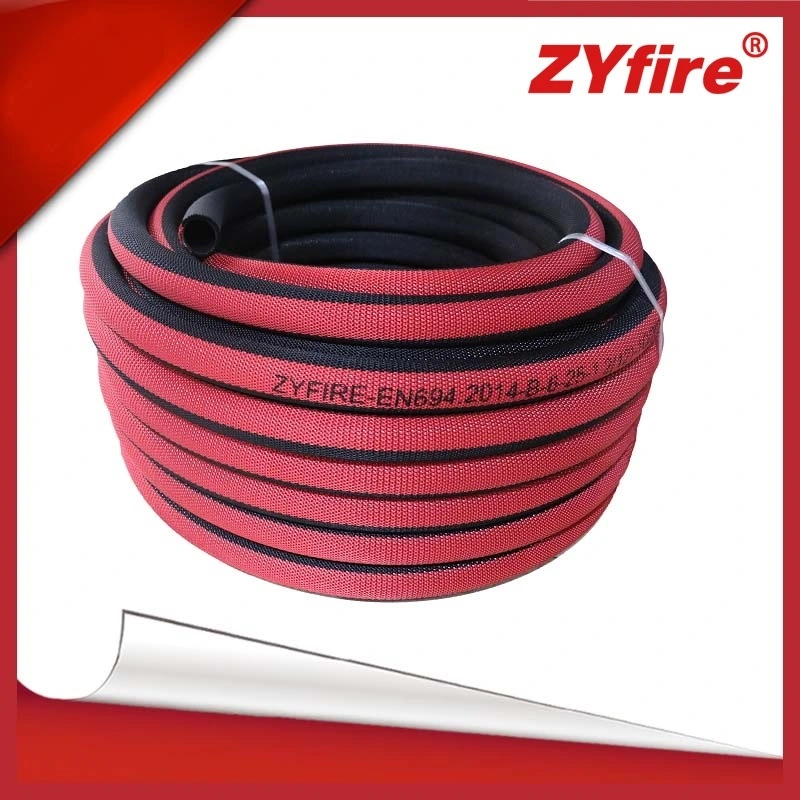 Équipement de lutte contre vierge 100 % polyester Haute Ténacité Tube doublure TPU Semi-Rigid tuyau d'incendie du rabatteur