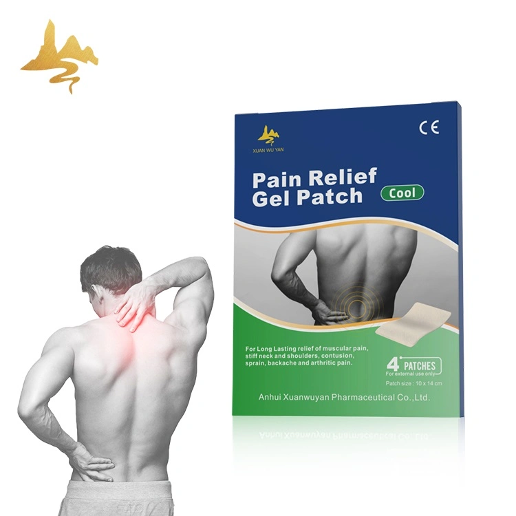 China Manufacturer Price Medical Adhesive Sciatic Nerve Pain Relief Gel Cooling Patch