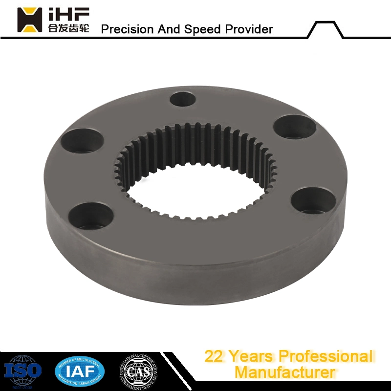 Ihf OEM ODM Carbon Steel Transmission Finished Bore Inner Gear Ring