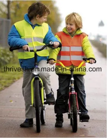 Les enfants mignon de sécurité réfléchissant haute visibilité gilet de trafic