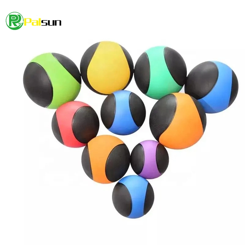 New Hot Selling Gym Workout Double Color Rubber Medicine Ball