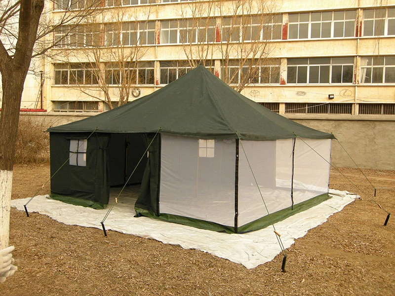 Best Hot Weather Canvas Green Tent for 10 Man