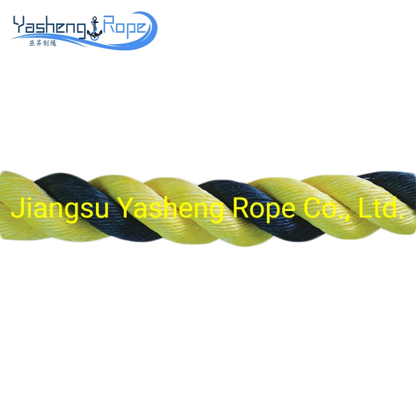 3-Strand Tiger Polypropylene الحبل مع شهادة ABS/LR