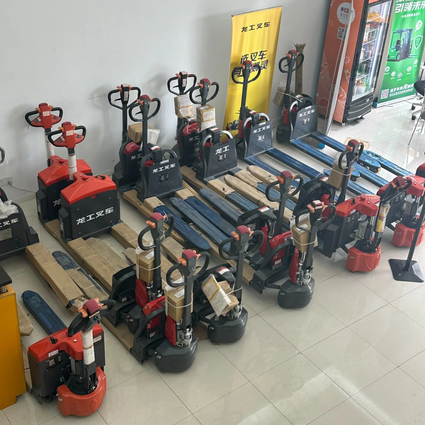 Full Electric Lithium Battery Pallet Stacker. 2.0ton Pallet Truck