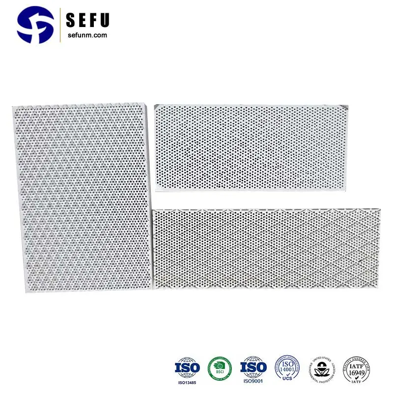 Gas Burner Plate Manufacturer Infrared Honeycomb Ceramic Tile for Stove/Heater