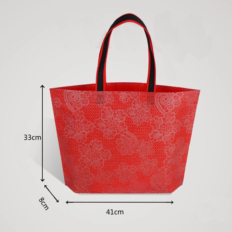 Women Foldable Shopping Bag Waterproof Thick Handbag Casual Portable Large