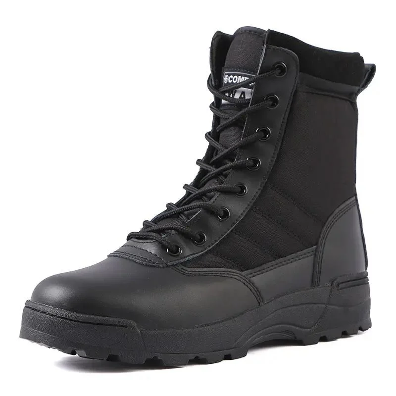 Winter Warm Herren Desert Sport High Schuhe Gummi Wandern im Freien Training Combat Klettern Tactical Boots