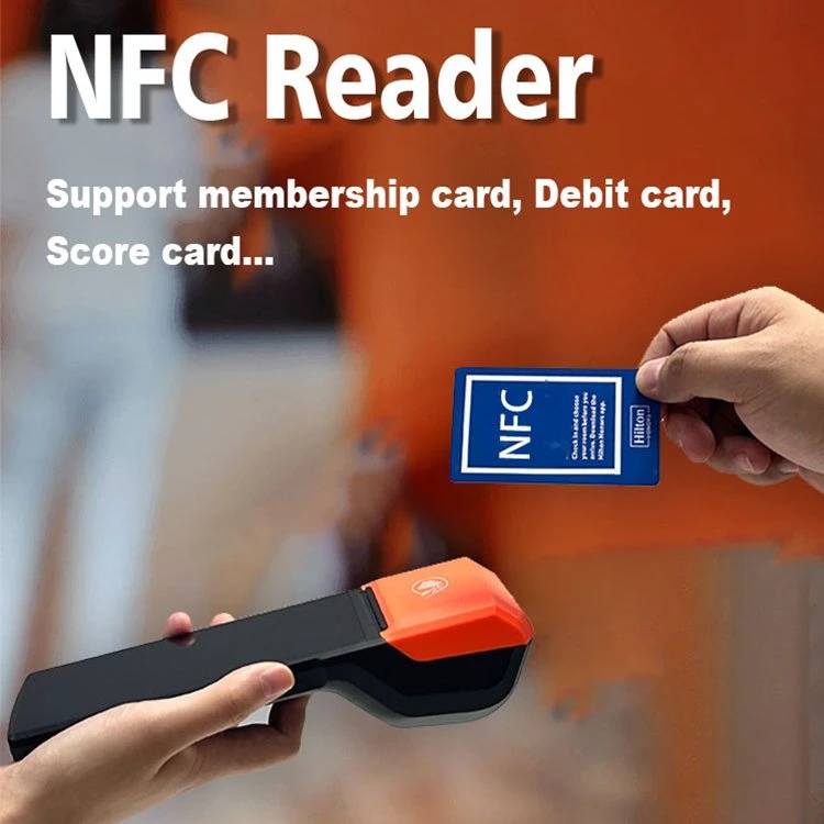 Все в одном POS-терминал Android NFC 4G Billing POS Мобильная POS-система машины с принтером NFC Reader S81