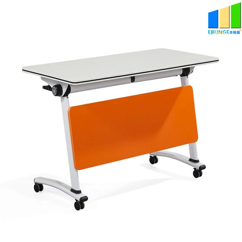 Office Meeting Sliding Movable Adjustable Conference Room Stackable Folding for Training Tables