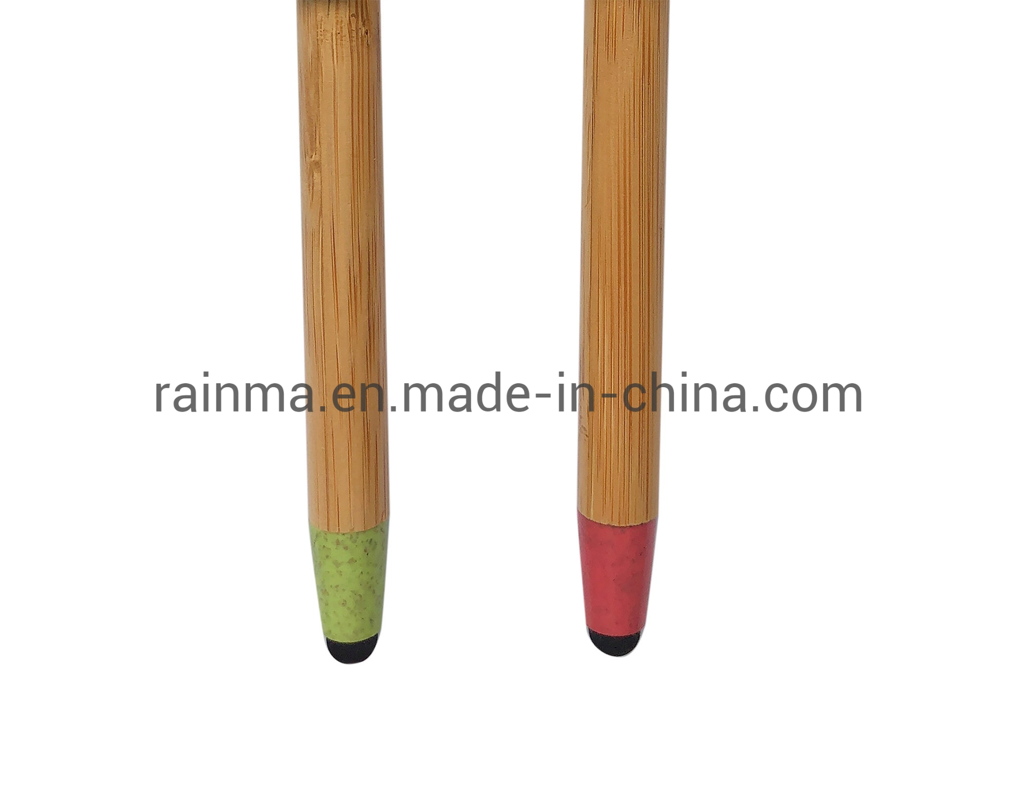 Bamboo Ball Pen with Touch Screen and Phone Holder