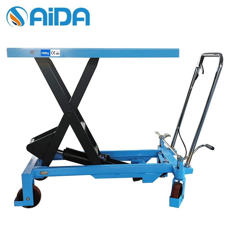 Chinese Factory Price Double Forklift Hydraulic Electric Lift Scissor Table Platform