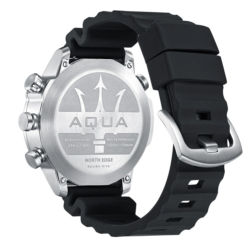 North Edge Aqua Men&prime; S Professional Diving Computer Watch Scuba Altimeter Compass