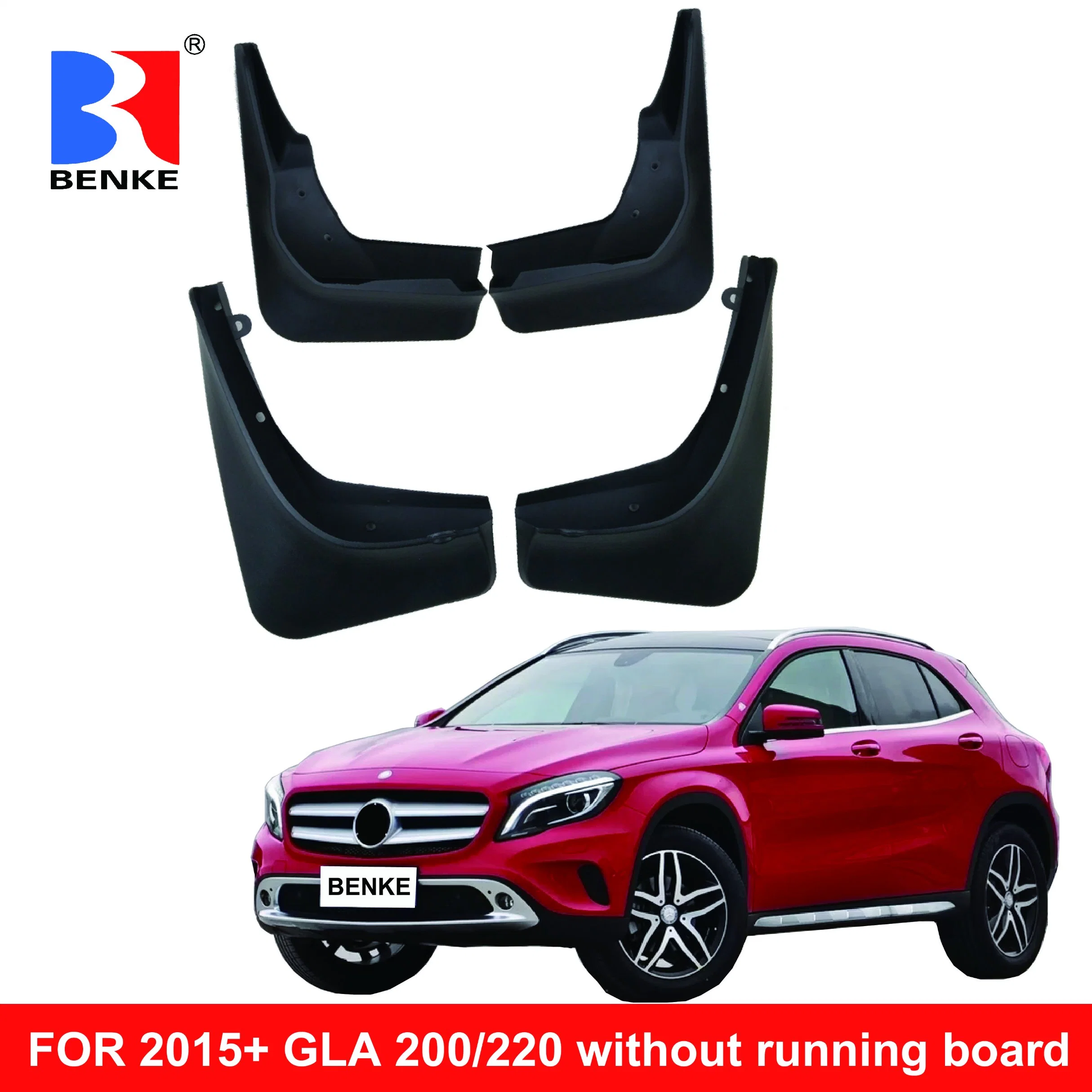 4X4 Car Accessories Injected Mud Guard for Benz Glc / E Class W212 / W204 C Class / W205 / Gla / W213 Mud Guard Flaps OEM Fender