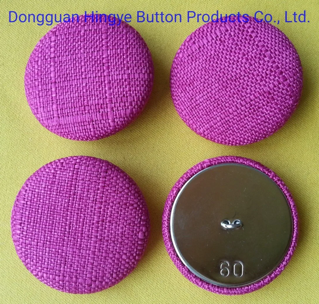 Aluminum Fabric Cover Button Metal Fabric Covered Button Fabric Cover Shank Button for Ladies Clothes Accessories