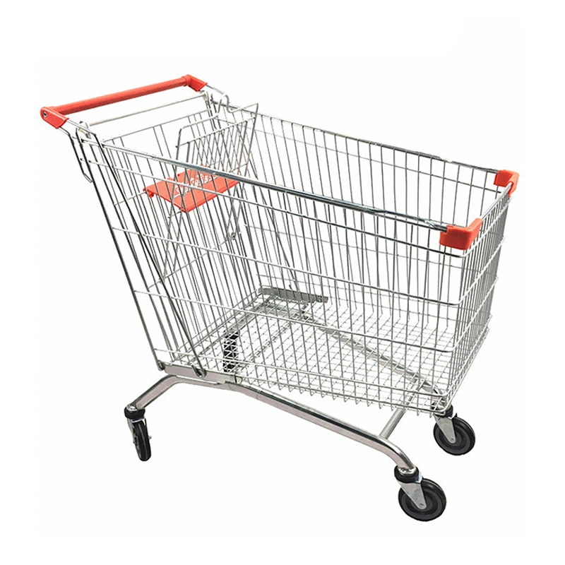 Manufacturers Custom Multi-Function Supermarket Shopping Hand Carts Trolley (JT-E03)