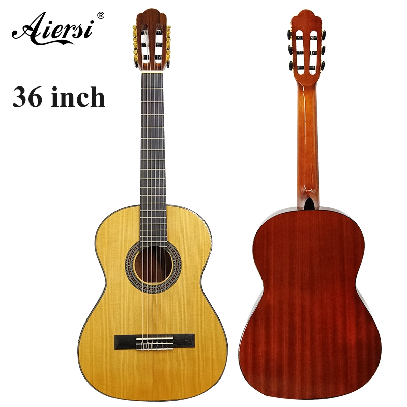 China Custom Made Aiersi Brand 36 Inch Small Size Nylon String Classical Guitar