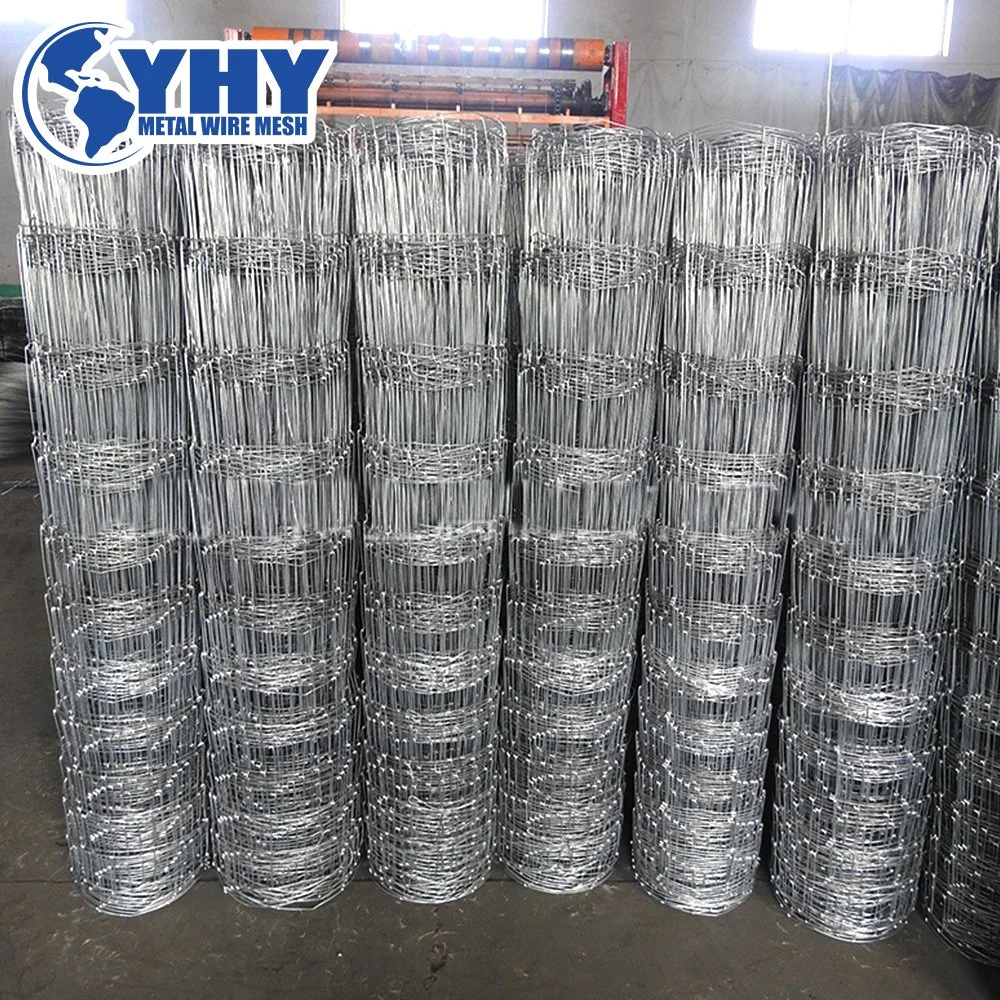 2.5 mm Galvanized Hinge Joint Knot Wire Mesh/Field Fence for Grassland Fence